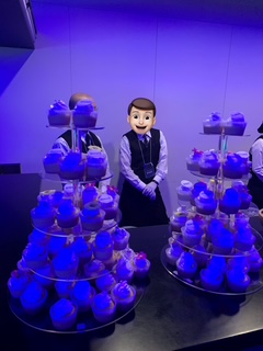 夏のカップケーキタワー